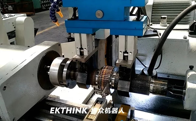 重型桁架机械手,外圆磨床磨输入轴(图1) 重型桁架机械手